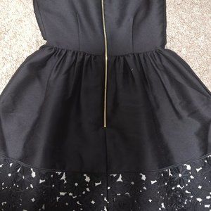 Kate Spade lace panel fit and flare dress